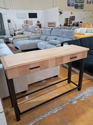 Aparador Recibidor Moderno Madera y Metal