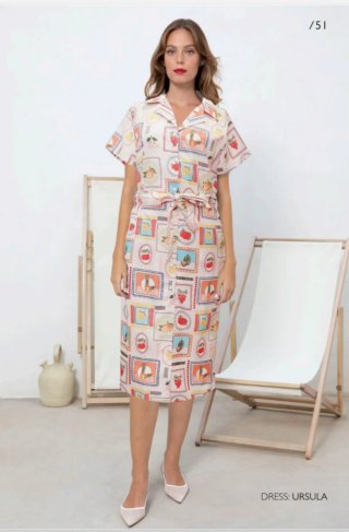 Vestido camisero MISS SIDECAR M L XL