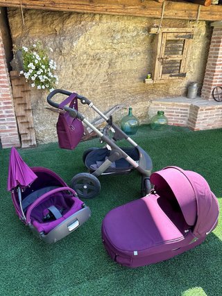 Carro Bebé Stokke Trailz Púrpura
