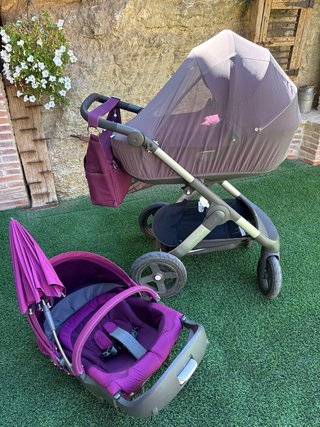 Carro Bebé Stokke Trailz Púrpura