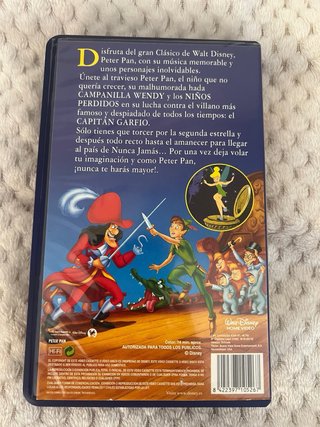 VHS Peter Pan Disney Clásicos Español