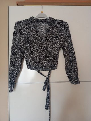 Blusa Stradivarius Talla S Estampada