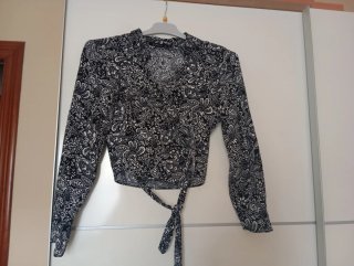 Blusa Stradivarius Talla S Estampada