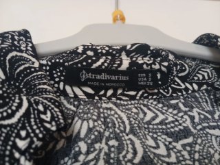 Blusa Stradivarius Talla S Estampada