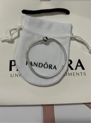 Bracciale Pandora Chiusura Sfera Argento
