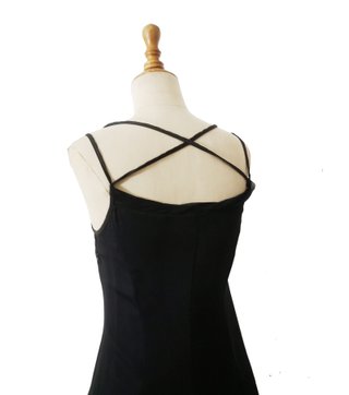 Caractère / Vestido lencero negro 36 F