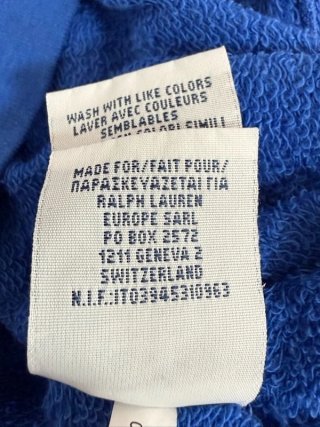 Polo Ralph Lauren Felpa Blu Uomo Tg L