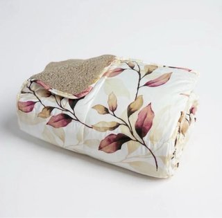 Edredón sherpa Talia beige