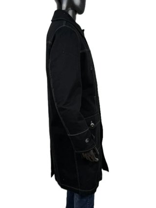 Iceberg Cappotto Uomo 50 \ L Nero Giubbotto Cotone