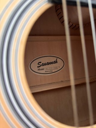 Guitarra Savannah Electroacústica con funda