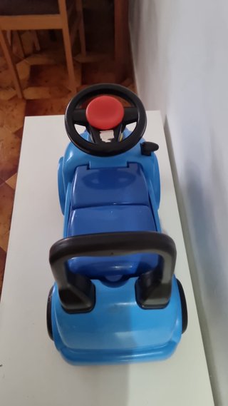 Corre pasillos azul