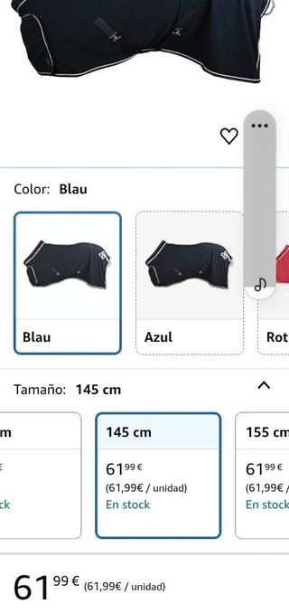 Mantas HKM para Caballo 145 cm