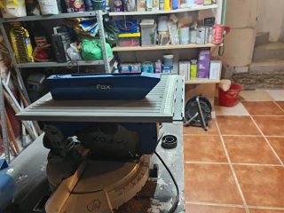 Ingletadora FOX con mesa y disco