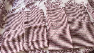Funda nórdica Toile de Jouy roja y blanca