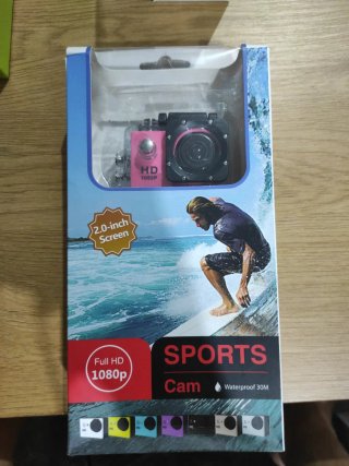 Action Cam Full HD 1080p Impermeabile 30M