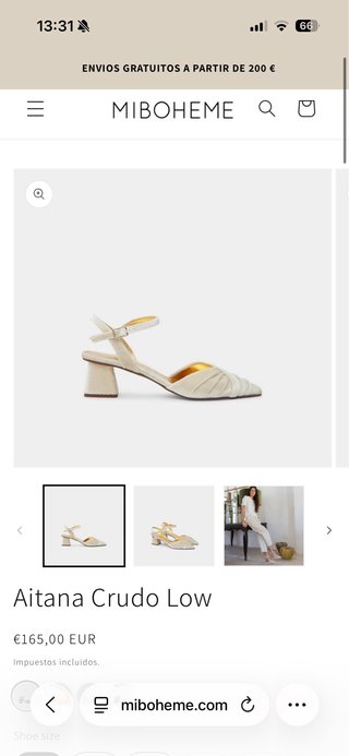 Zapatos Novia Talla 39 - usados en 1 ocasión