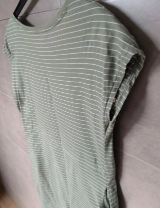 Vestido Vero Moda Verde Rayas