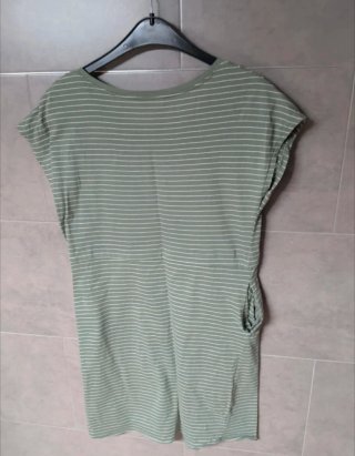 Vestido Vero Moda Verde Rayas