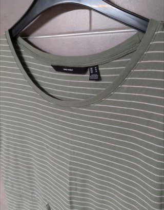 Vestido Vero Moda Verde Rayas