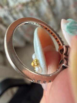 Anillo Pandora Lazo Rosa talla 52