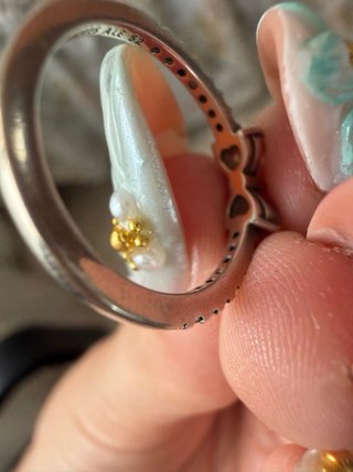 Anillo Pandora Lazo Rosa talla 52