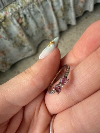 Anillo Pandora Lazo Rosa talla 52