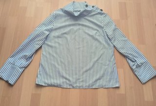 Blusa Rayas Azul y Blanco Shein