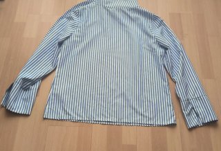 Blusa Rayas Azul y Blanco Shein