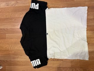 Camiseta Puma Hombre Talla L Negra y Blanca