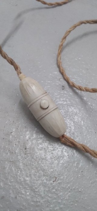 Cable Antiguo con Interruptor y Enchufe