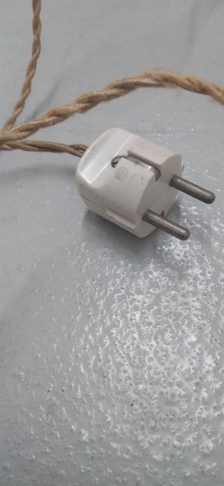 Cable Antiguo con Interruptor y Enchufe