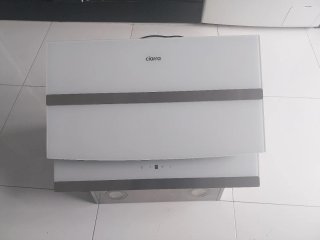 Campana extractora Ciarra blanca y acero