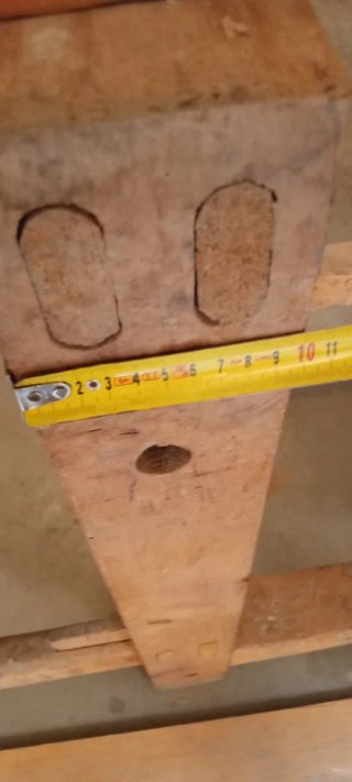 Estructura banco trabajo madera maciza