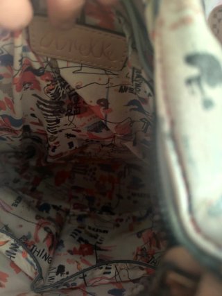 Mochila Anekke roja con dibujos
