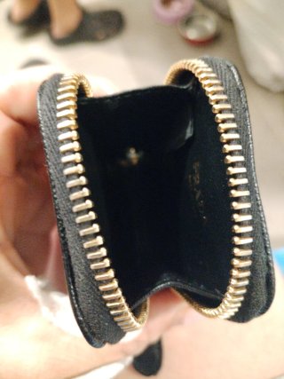 Portafoglio nero Prada