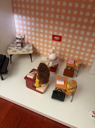 Casa Muñecas Madera Sylvanian Families Muebles