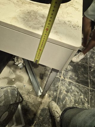 Encimera baño 3 lavabos 260x60cm ideal para Bar