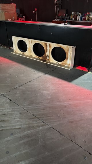 Encimera baño 3 lavabos 260x60cm ideal para Bar