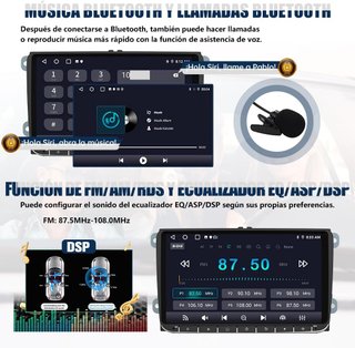 AUTORADIO ANDROID 9" 2GB+32GB CARPLAY