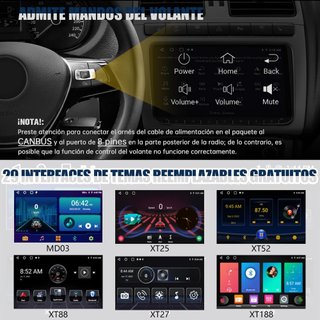 AUTORADIO ANDROID 9" 2GB+32GB CARPLAY