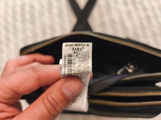 Bolso bandolera hombre marca Zara