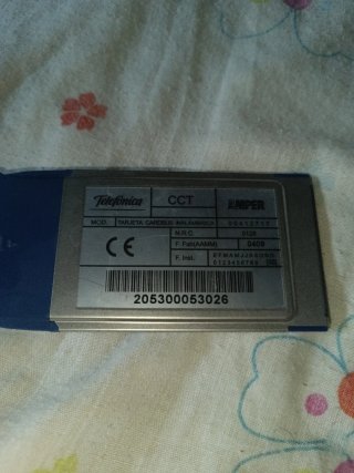 Tarjeta PCMCIA inalámbrica Telefónica