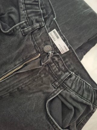 Pantalón Jogger Estampado Bershka Talla 34
