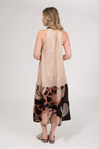 Vestido Anekke Talla S/M Beige y Marrón
