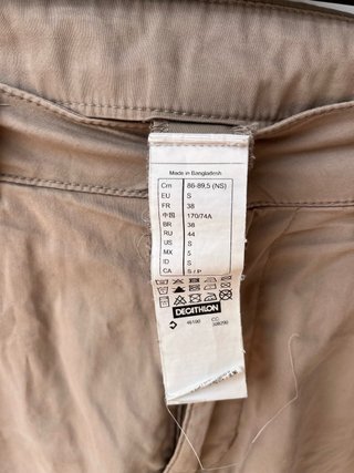Pantalón corto niño Quechua beige