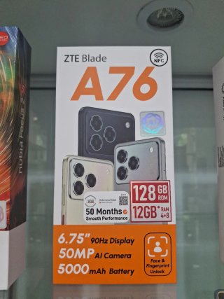 ZTE Blade A76 Z2474 Negro/Gris