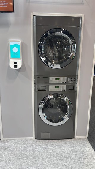 Columna Lavadora y Secadora LG 11 Kg