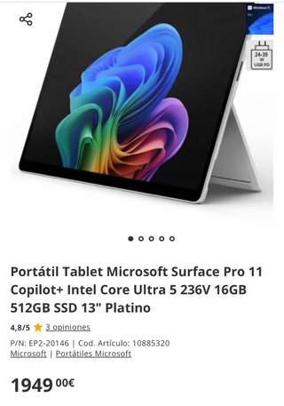 Microsoft Surface Pro 11 + Funda