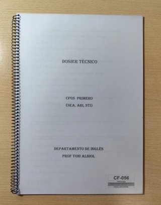 Dosier técnico inglés