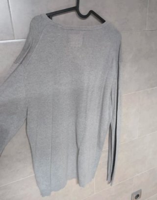 Jersey gris hombre